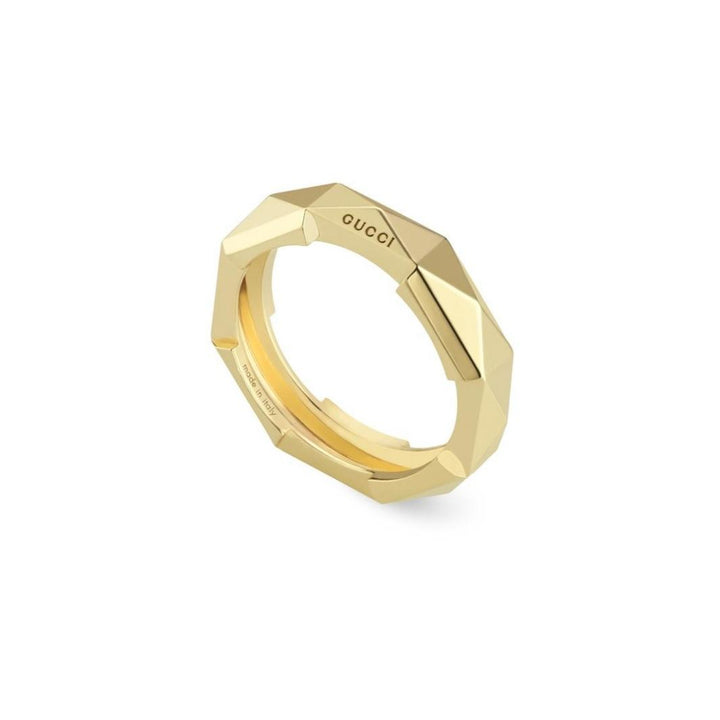 Bague Gucci Link To Love en or jaune 18k YBC662188001