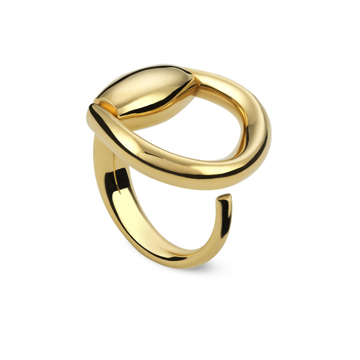Bague Gucci Horsebit en or jaune 18k YBC831304001016