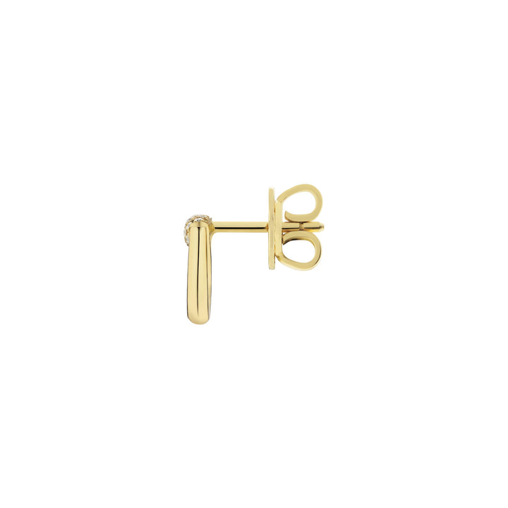Boucles d'oreilles Gucci Horsebit en or jaune 18k et diamants YBD861448001