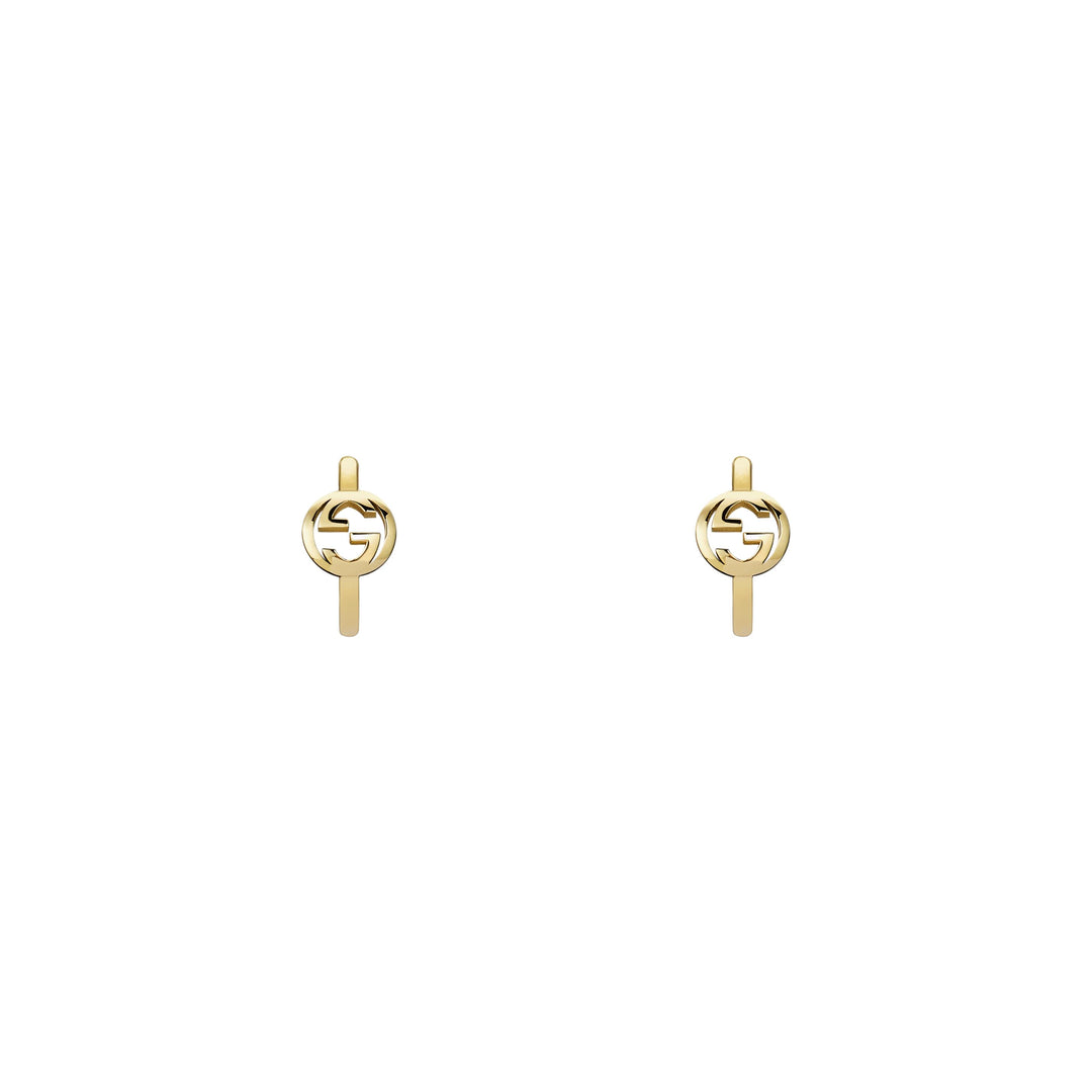 Gucci Interlocking earrings in 18k yellow gold YBDA000NA001