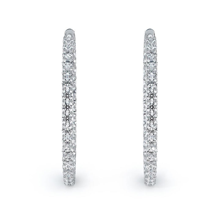 Boucles d'oreilles à diamants De Beers Forevermark Classic