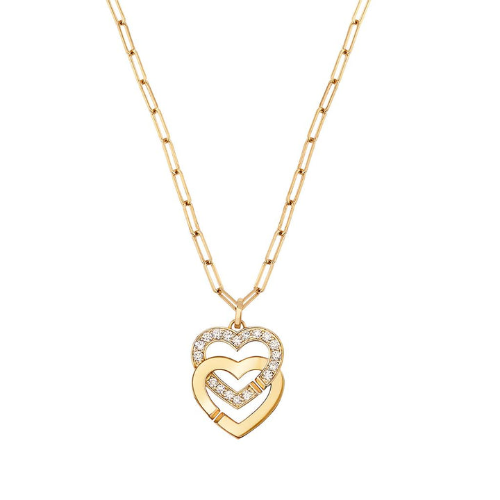 dinh van Double Hearts Necklace