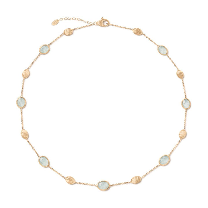 Collier Marco Bicego Siviglia en or jaune 18K aigue-marines CB1874-E_AQ01_Y_02