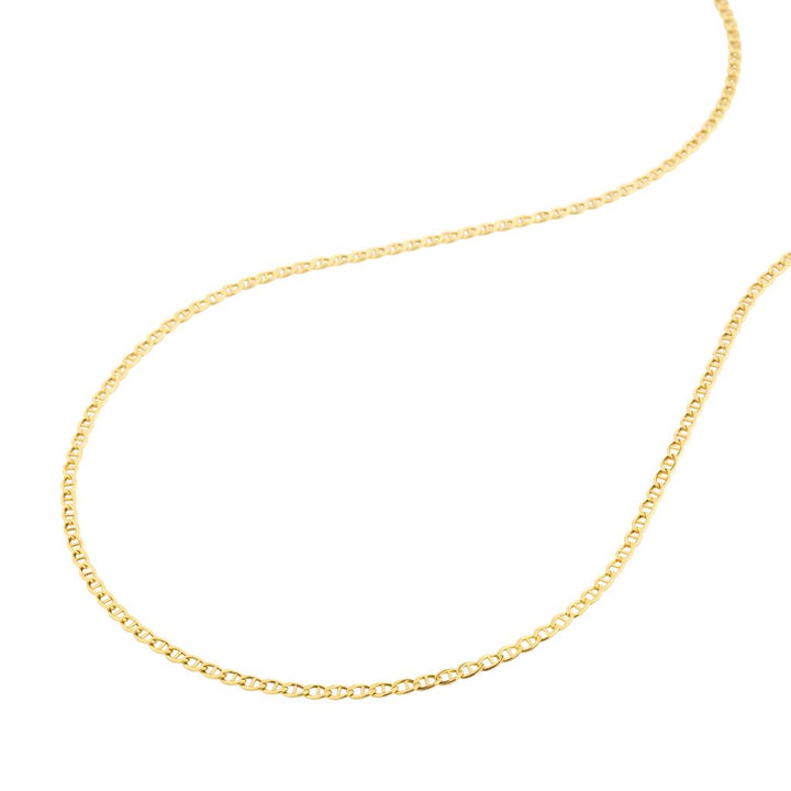 Chaine en or jaune 18K style Ancre de 2mm
