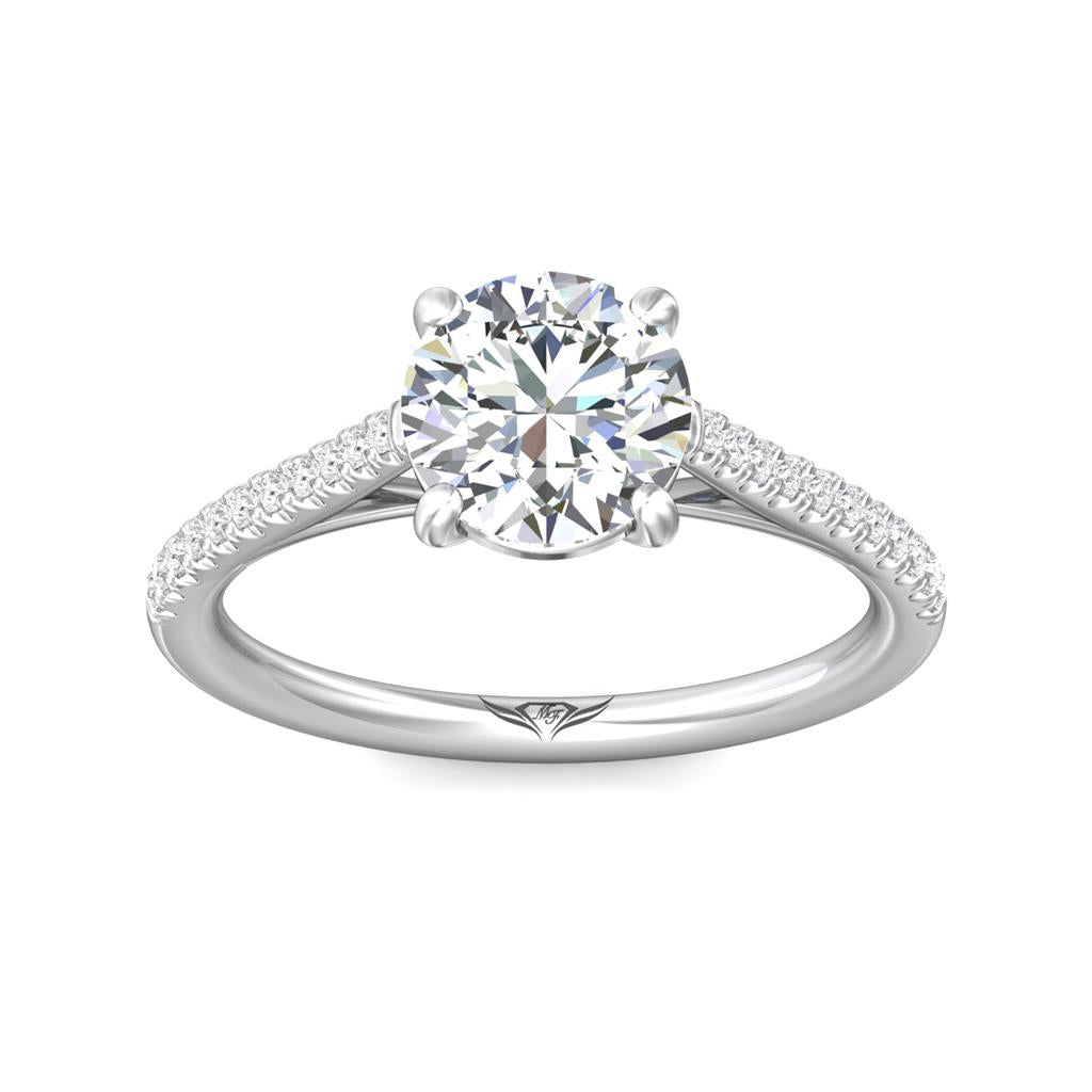 Bague de fiançailles à diamant Solitaire