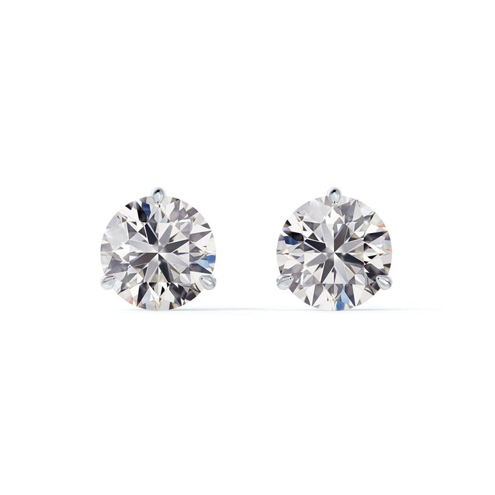 Boucles d'oreilles à diamants Forevermark Solitaire Classique