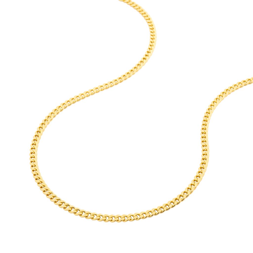 Chaîne en or jaune 18K style Gourmette 3.5mm