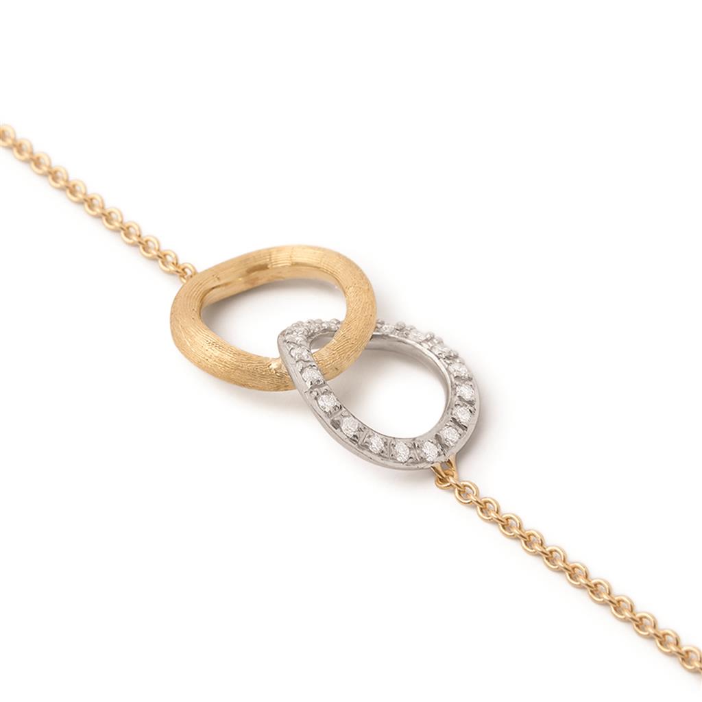 Bracelet Marco Bicego Jaipur en or jaune 18k diamants BB1803_B_YW_Q6