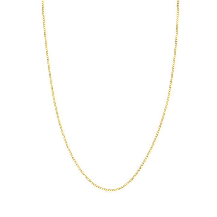 Chaîne en or jaune 18K style Gourmette 1,4 mm