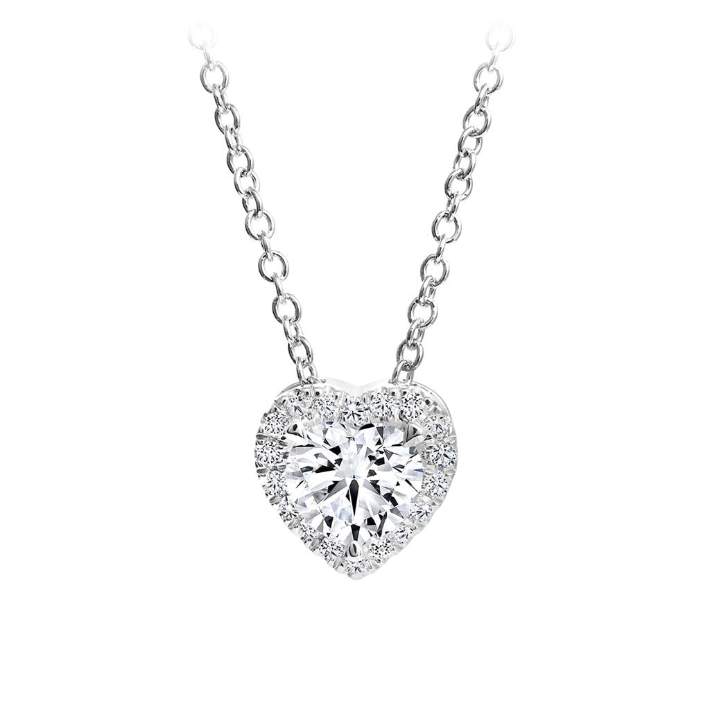 Collier Forevermark in 18k white gold