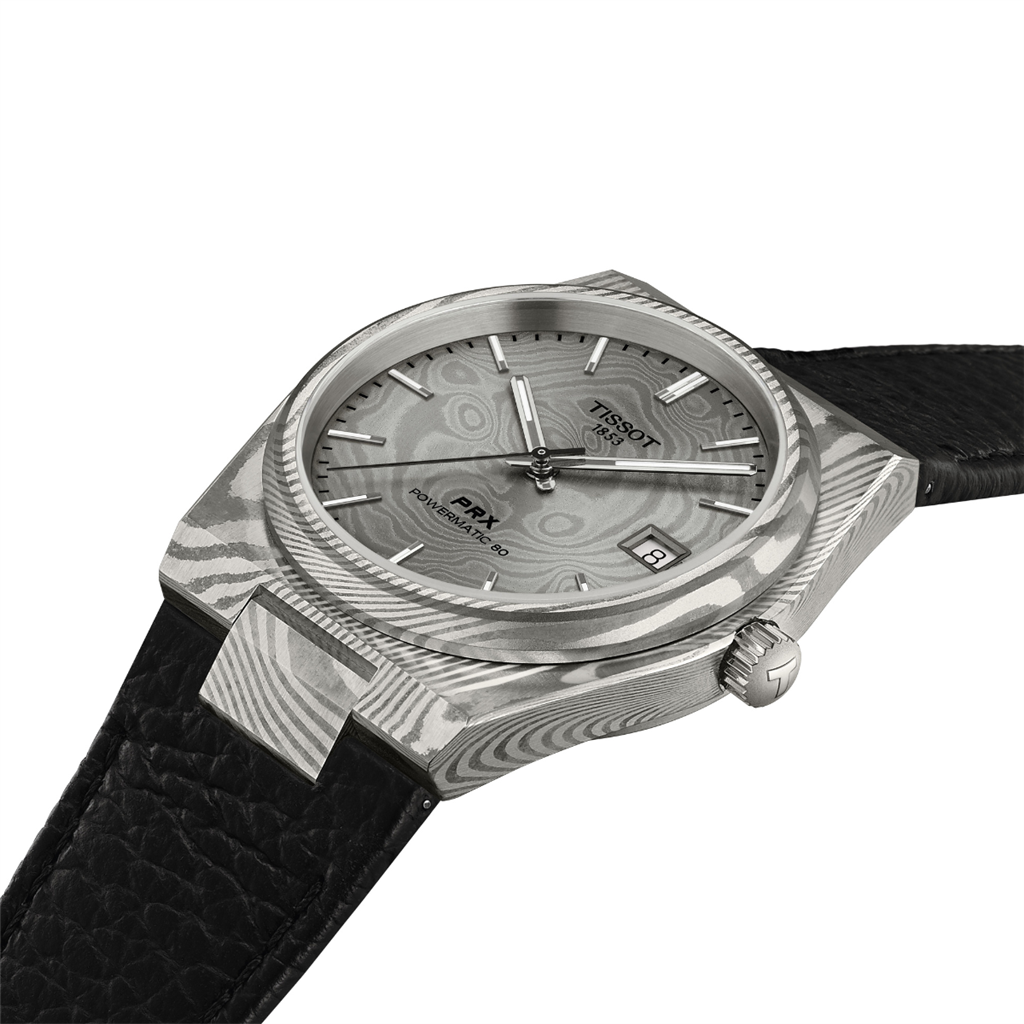 Montre Tissot PRX Damascus Steel