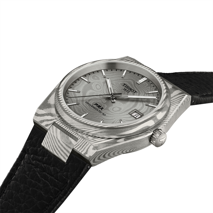 Montre Tissot PRX Damascus Steel