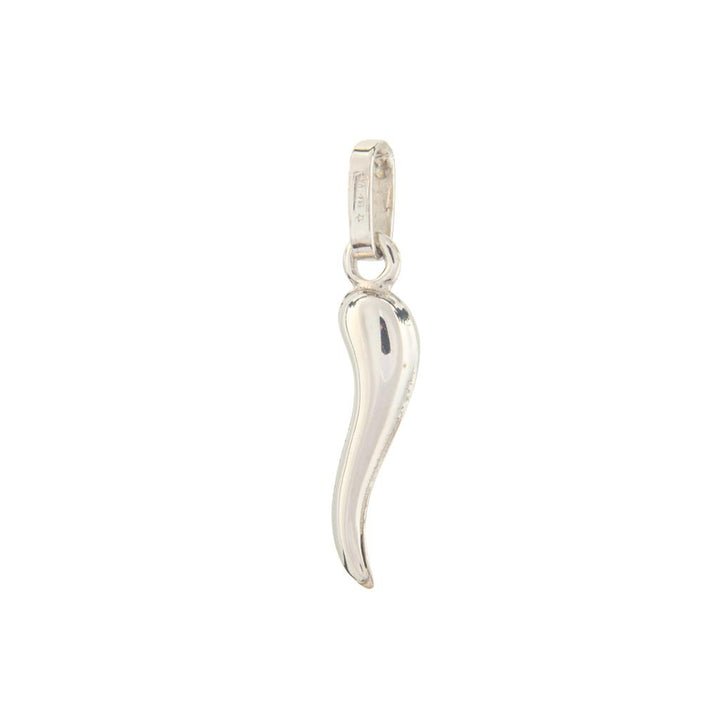 Small 18K White Gold Chili Pepper Pendant