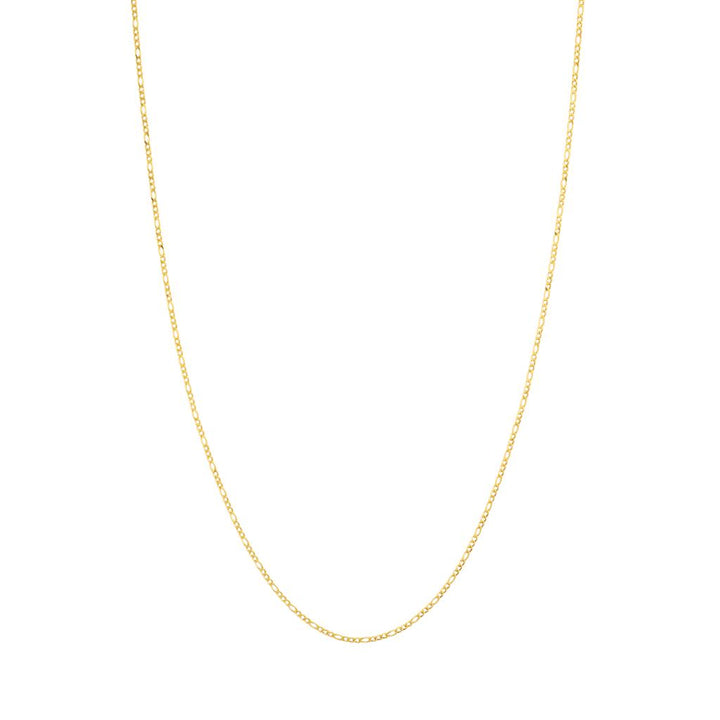 Chaîne en or jaune 18K style Figaro 1.5 mm