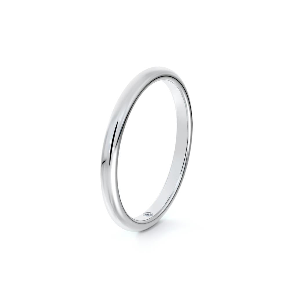 Bague de fiançailles en or blanc 18k