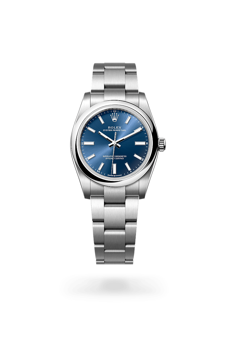 Rolex Oyster Perpetual in Oystersteel, M124200-0003 - Bijouterie Italienne