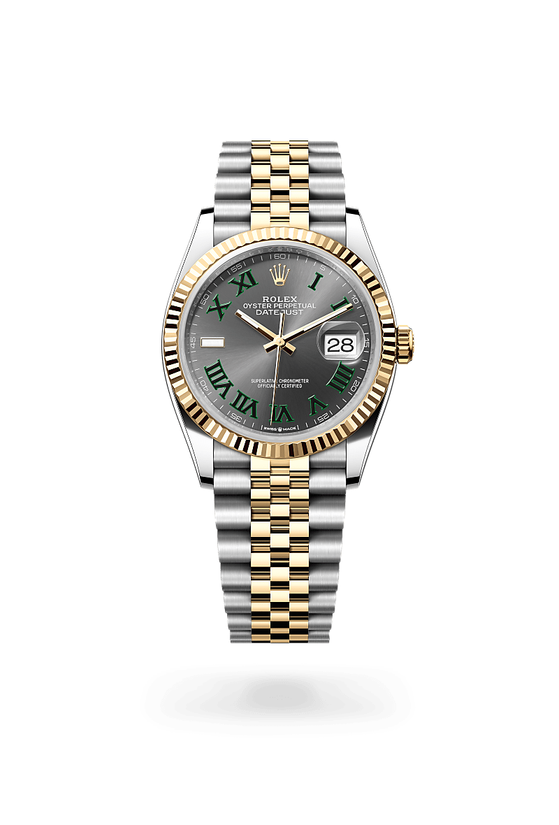 Rolex Datejust in Yellow Rolesor - combination of Oystersteel and yellow gold, M126233-0035 - Bijouterie Italienne