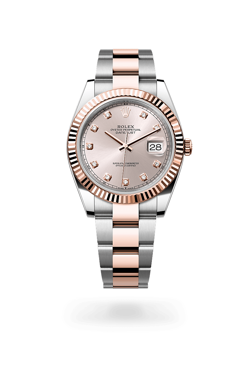 Rolex Datejust in Everose Rolesor - combination of Oystersteel and Everose gold, M126331-0007 - Bijouterie Italienne