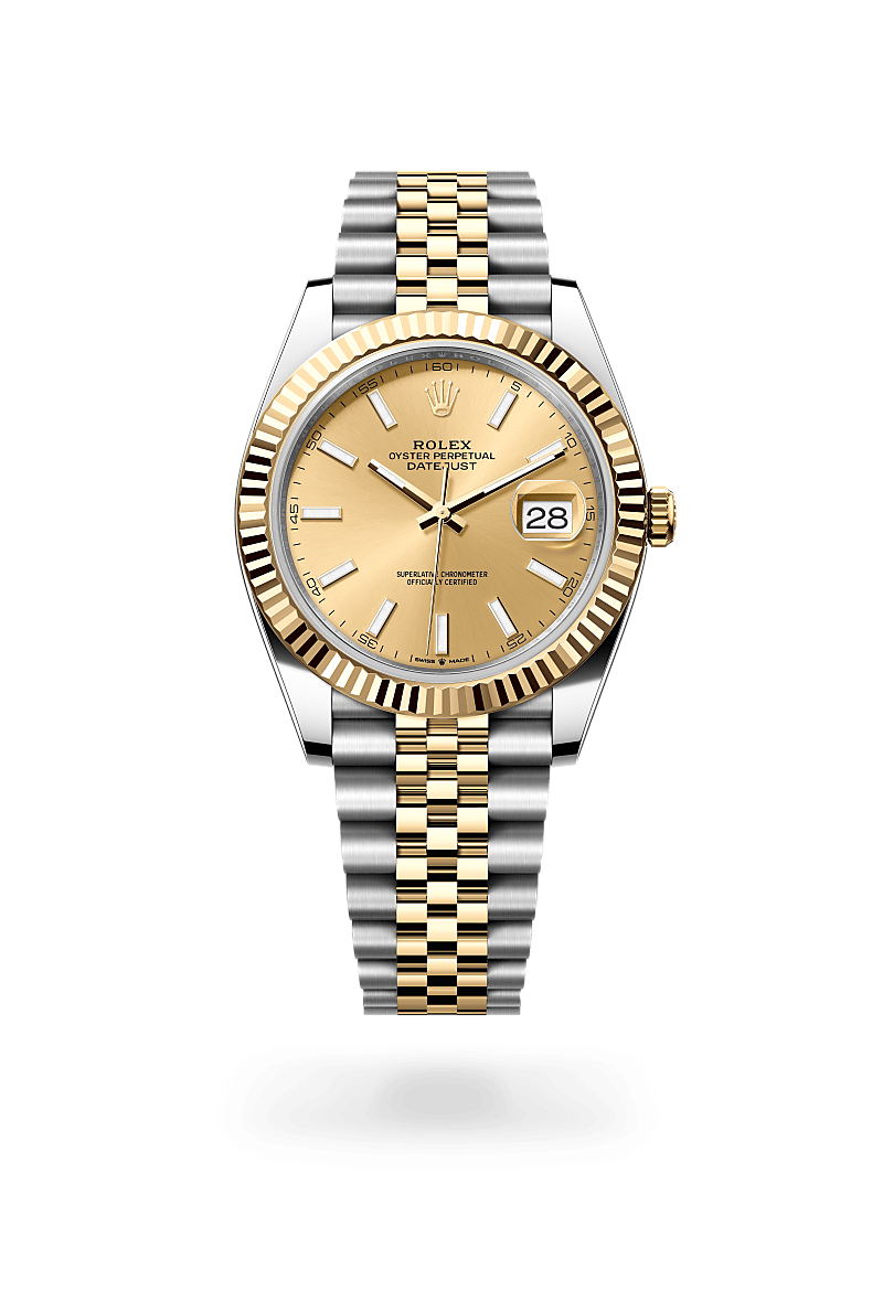 Rolex Datejust in Yellow Rolesor - combination of Oystersteel and yellow gold, M126333-0010 - Bijouterie Italienne