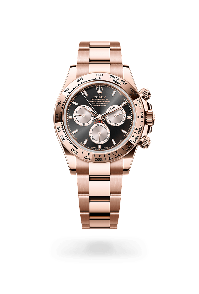 Rolex Cosmograph Daytona in 18 ct Everose gold, M126505-0001 - Bijouterie Italienne