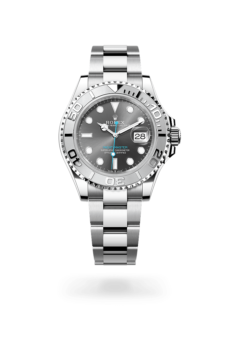 Rolex Yacht-Master in Rolesium - combination of Oystersteel and platinum, M126622-0001 - Bijouterie Italienne