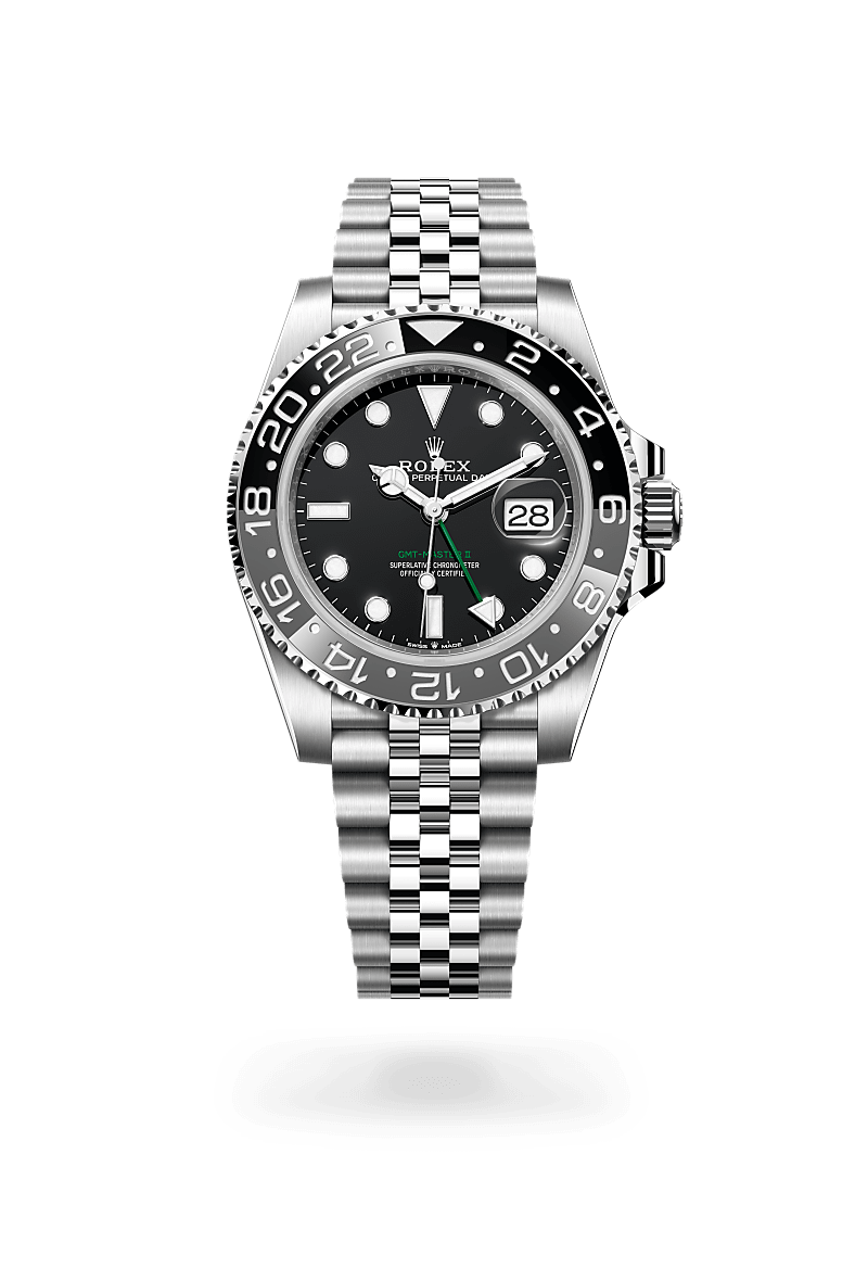 Rolex GMT-Master II in Oystersteel, M126710GRNR-0003 - Bijouterie Italienne