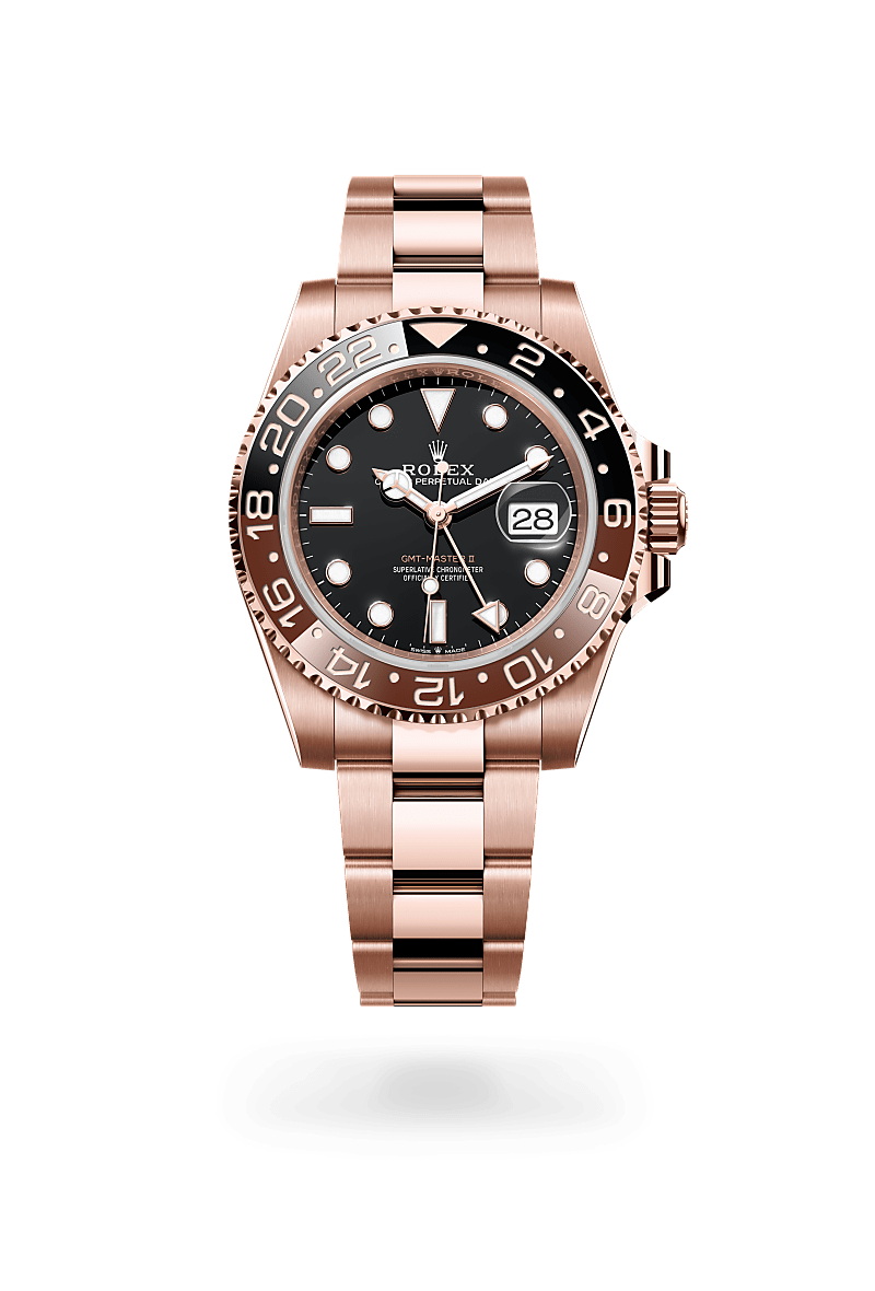 Rolex GMT-Master II in 18 ct Everose gold, M126715CHNR-0001 - Bijouterie Italienne