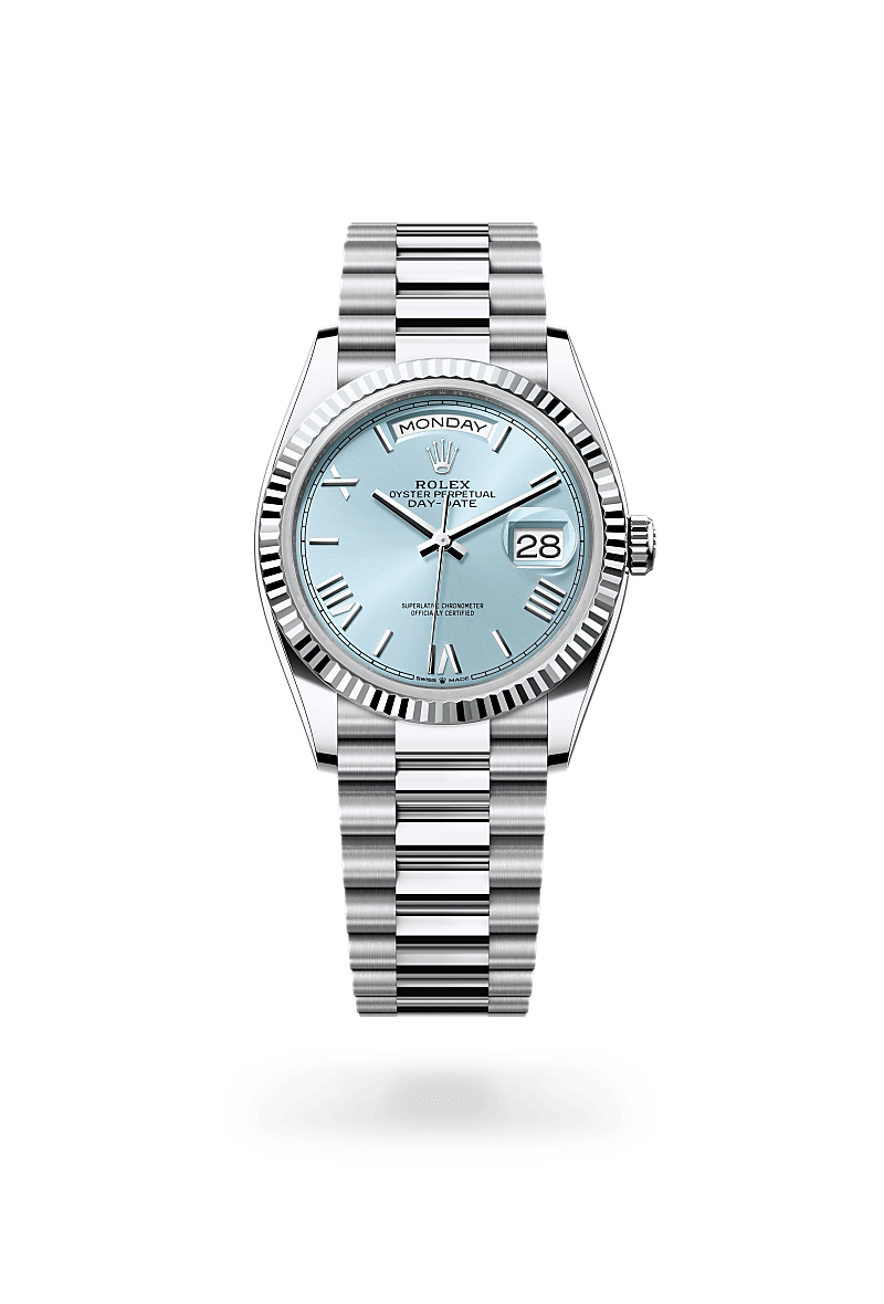 Rolex Day-Date in Platinum, M128236-0018 - Bijouterie Italienne