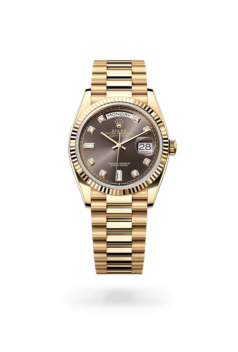 Rolex Day-Date in 18 ct yellow gold, M128238-0022 - Bijouterie Italienne