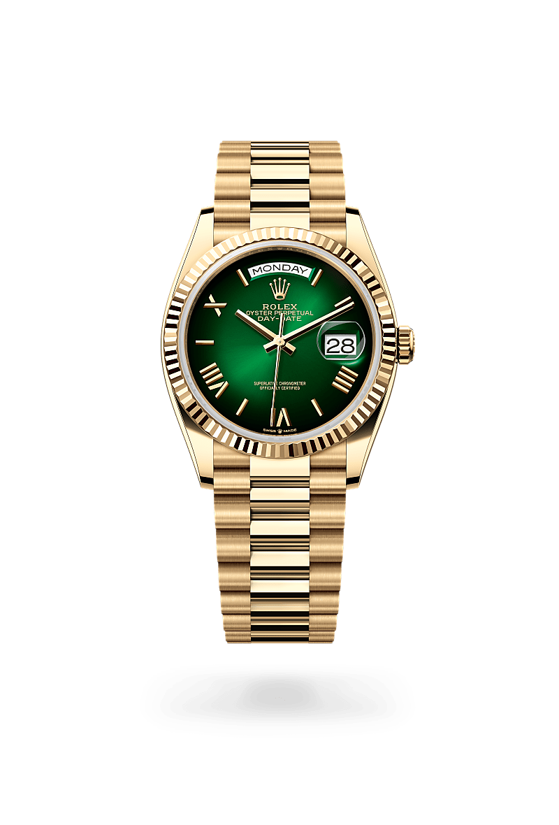 Rolex Day-Date in 18 ct yellow gold, M128238-0118 - Bijouterie Italienne