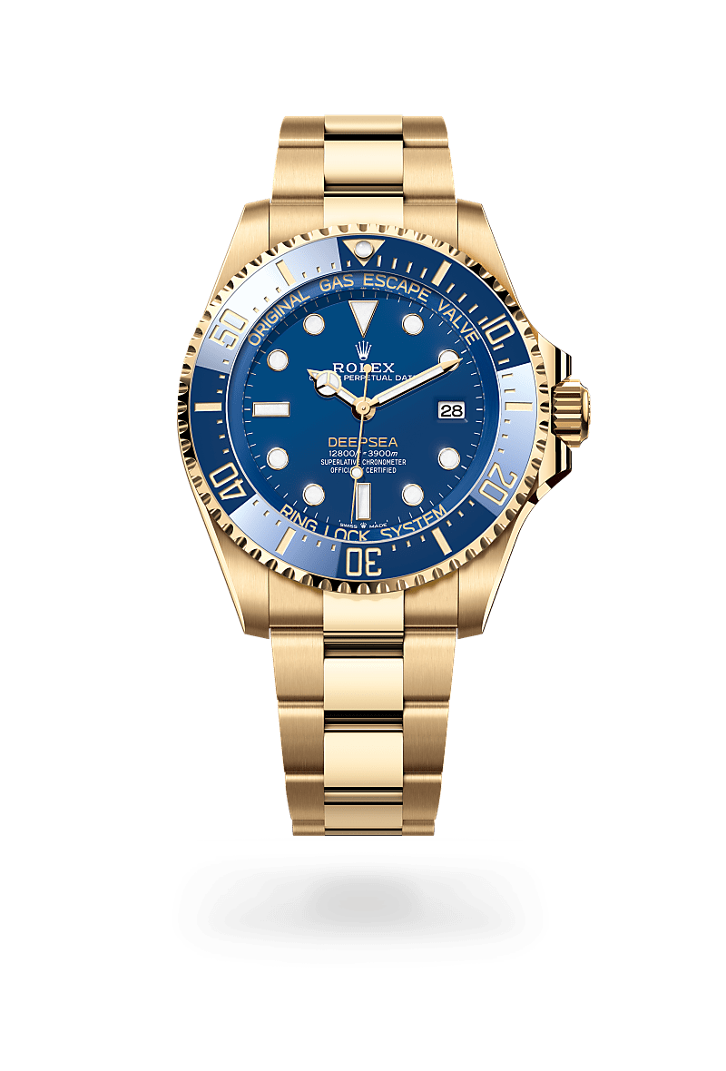 Rolex Deepsea in 18 ct yellow gold, M136668LB-0001 - Bijouterie Italienne