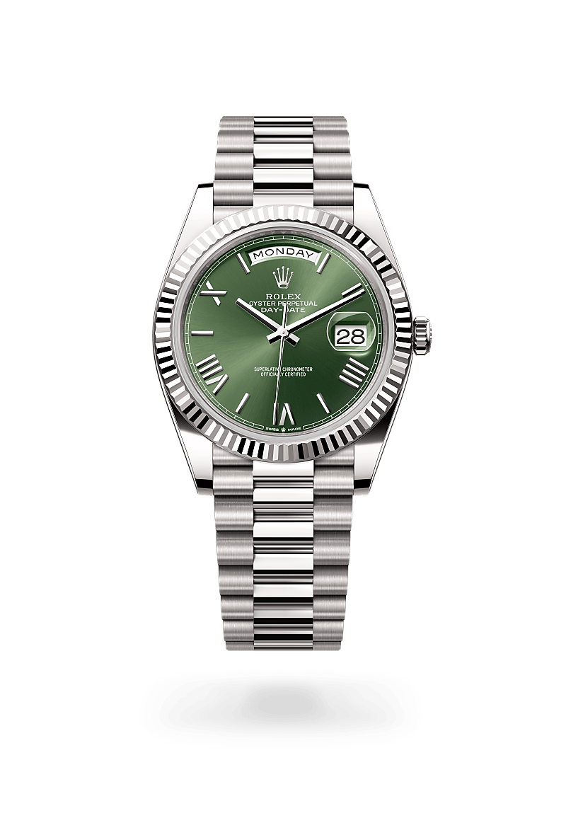 Rolex Day-Date in 18 ct white gold, M228239-0033 - Bijouterie Italienne