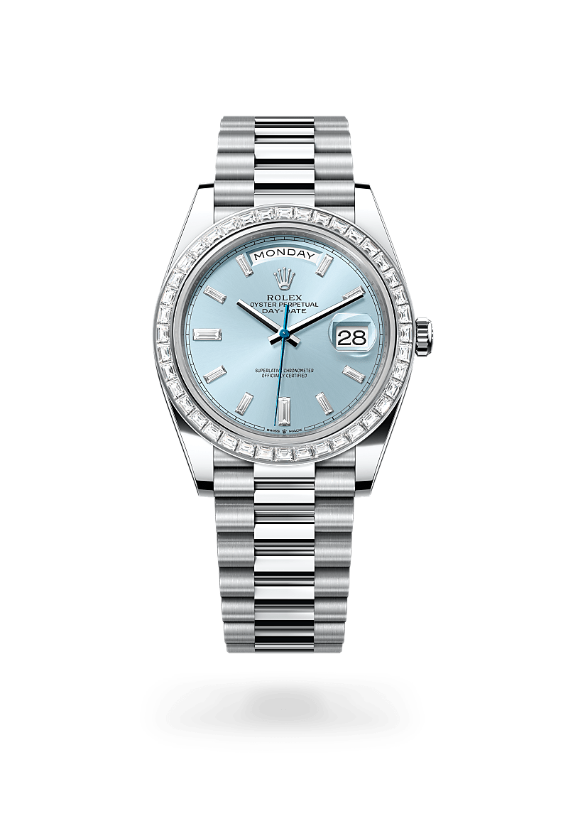 Rolex Day-Date in Platinum, M228396TBR-0002 - Bijouterie Italienne