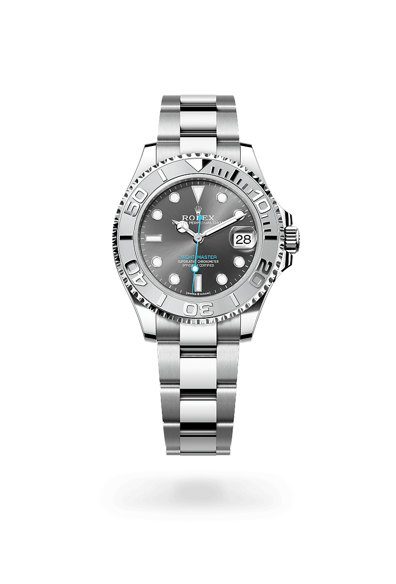 Rolex Yacht-Master in Rolesium - combination of Oystersteel and platinum, M268622-0002 - Bijouterie Italienne