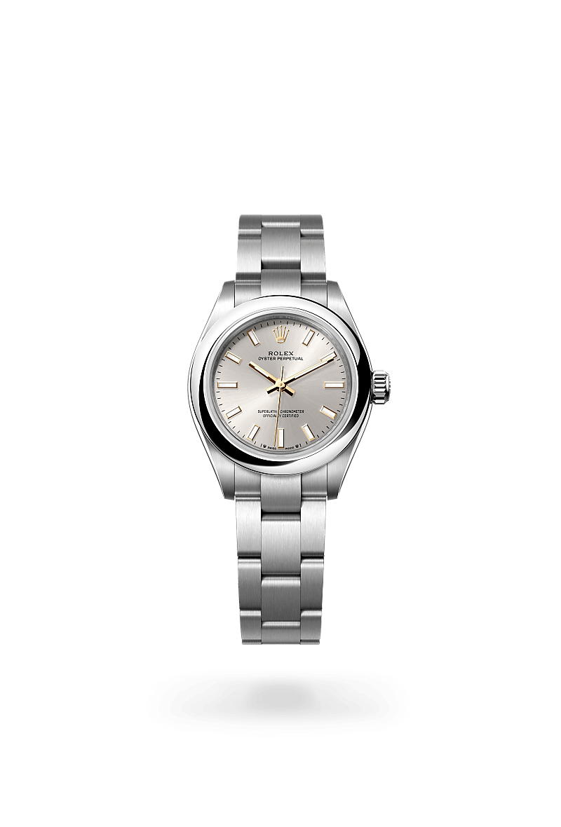 Rolex Oyster Perpetual in Oystersteel, M276200-0001 - Bijouterie Italienne