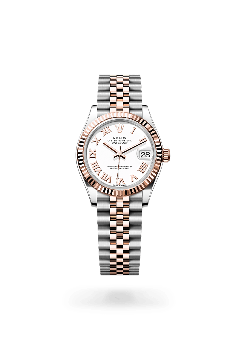 Rolex Datejust in Everose Rolesor - combination of Oystersteel and Everose gold, M278271-0002 - Bijouterie Italienne