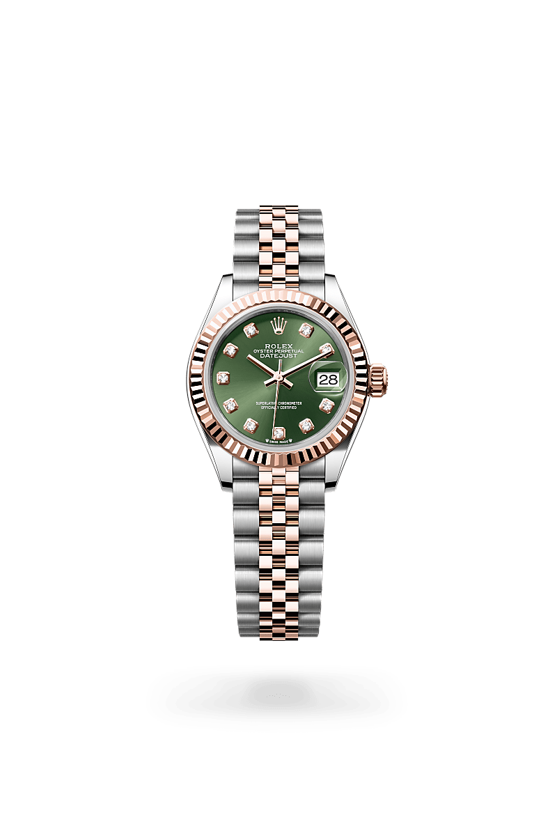 Rolex Lady-Datejust in Everose Rolesor - combination of Oystersteel and Everose gold, M279171-0007 - Bijouterie Italienne