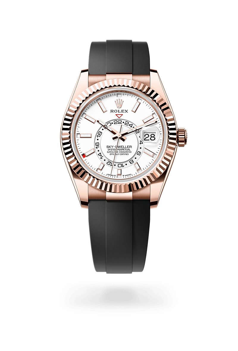 Rolex Sky-Dweller in 18 ct Everose gold, M336235-0003 - Bijouterie Italienne