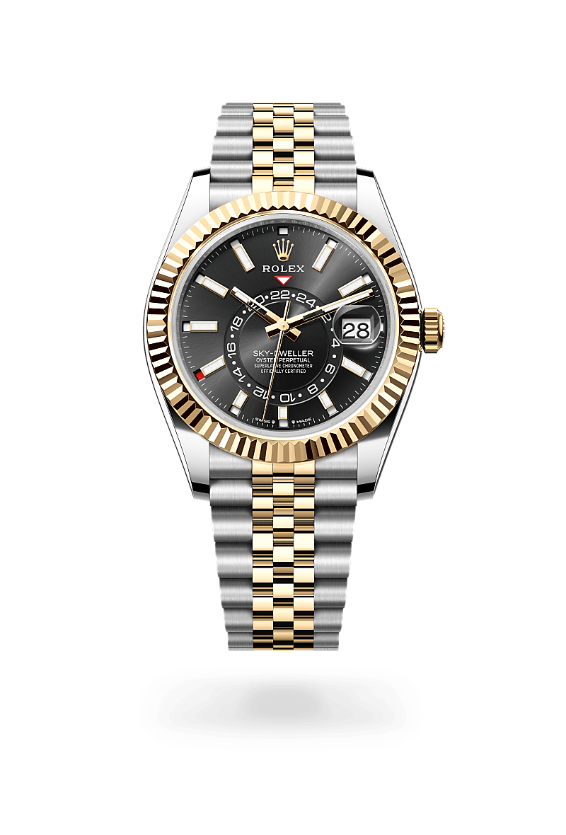 Rolex Sky-Dweller in Yellow Rolesor - combination of Oystersteel and yellow gold, M336933-0004 - Bijouterie Italienne