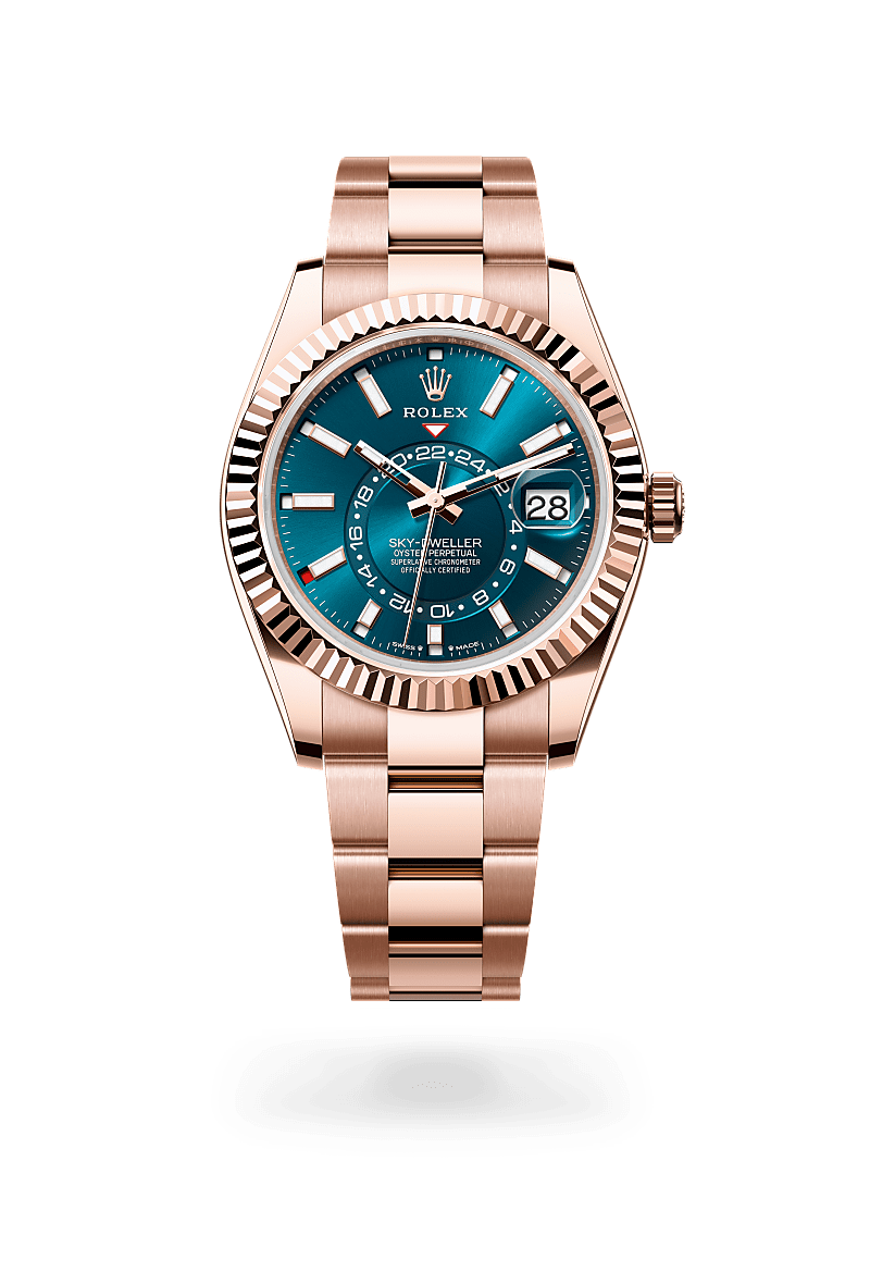 Rolex Sky-Dweller in 18 ct Everose gold, M336935-0001 - Bijouterie Italienne