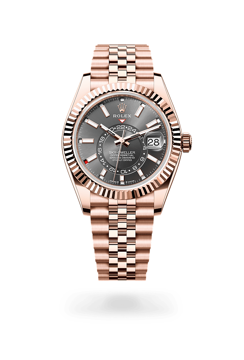 Rolex Sky-Dweller in 18 ct Everose gold, M336935-0008 - Bijouterie Italienne