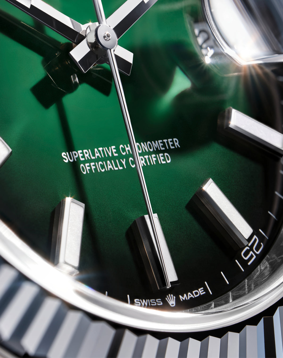 Rolex new watches 2026 the datejust green lacquer ombre dial, m126334-0033 - Bijouterie Italienne