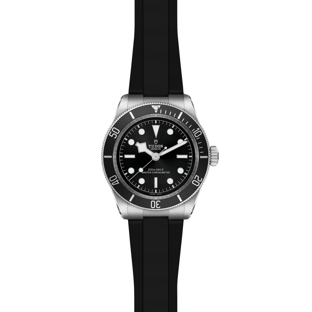 TUDOR Black Bay automatique en acier inoxydable bracelet caoutchouc 39 mm M7941A1A0NU-0002
