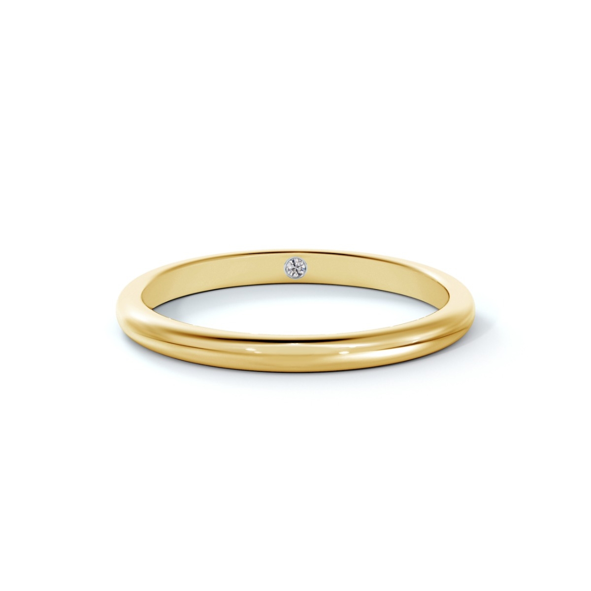 18k yellow gold Forevermark ring