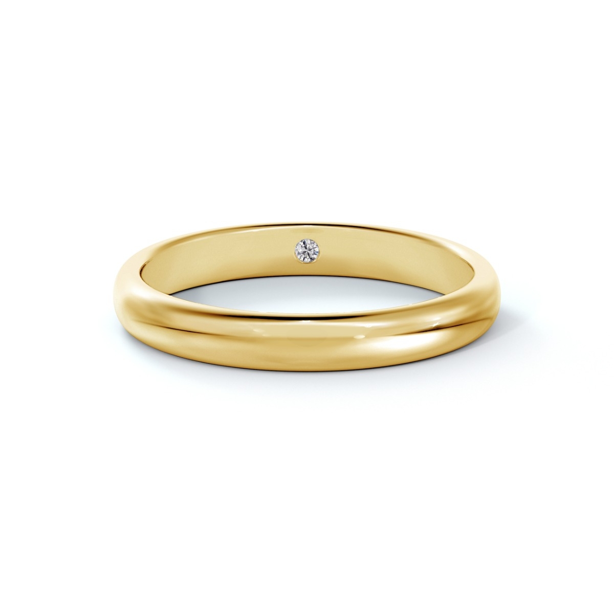 18k yellow gold Forevermark ring
