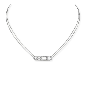 Messika Move Classic necklace with diamonds
