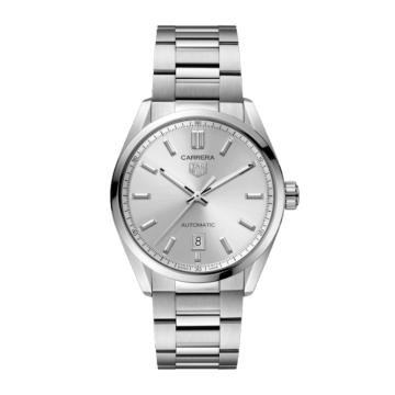 TAG HEUER CARRERA Automatic Watch - Diameter 39 mm SILVER DIAL