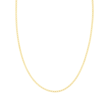 18K Yellow Gold Anchor Chain 3,3 mm - Available in 50 to 60 cm