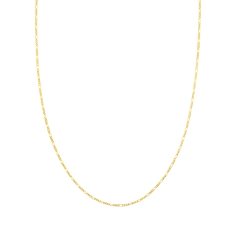 18K Yellow Gold Figaro Chain 1,8 mm - Available in 45 to 60 cm