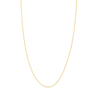 18K Yellow Gold Gourmette Chain 1,4 mm - Available in 40 cm to 50 cm